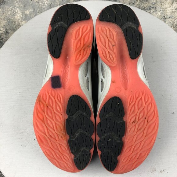 Ecco Women's Size 40 (9-9.5) Performance Biom Fjuel Racer Silver Green Shoes - Picture 10 of 15